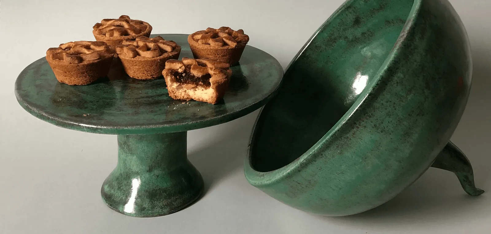 As a cake stand, beside the upturned bowl